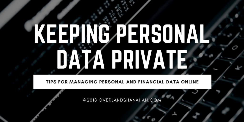 Keeping Personal Data Private
